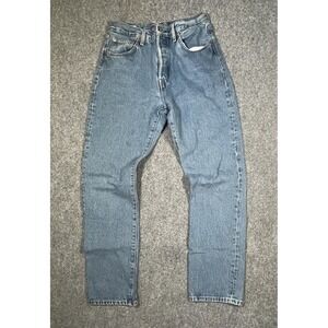 Levi's Premium 501 Button Fly fits 28x30 Medium Wash Made in Turkey